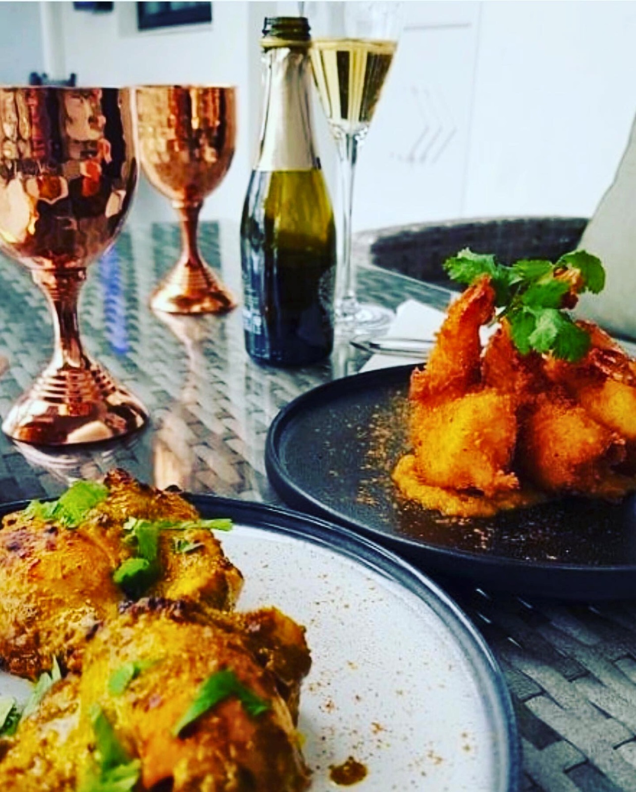 A Rasoi dish plated for service